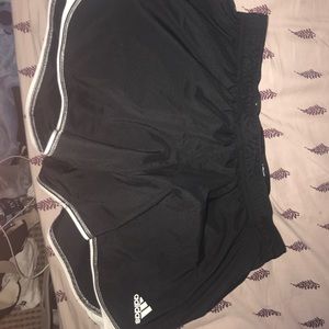 Black & White Adidas Shorts
